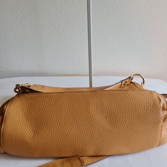 MCM 2 way Leather Shoulder Bag Mustard  Yellow - Picture 4 of 16